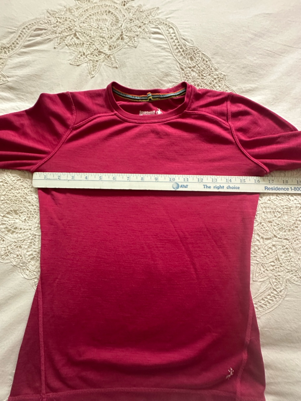Smartwool Raspberry Base Long sleeve, XS - Picture 8 of 13